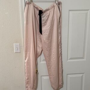 Victoria's Secret Satin Pants with Black Accent